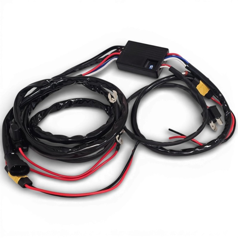 Cablaggio Relay H4 3-50V Stato Solito da 380W Anabbaglianti e Abbaglianti