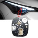 Modulo LED Faro Toyota C-HR Luce Diurna DRL e Indicatore di Direzione Destro