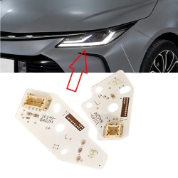 Modulo LED Faro 10109-8A047 Toyota Corolla Luce Diurna DRL Sinistro
