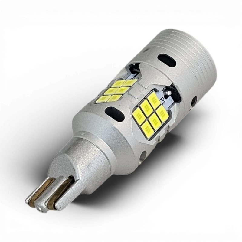 View connection LED lamps T15 W16W 6000k CanBus with fan