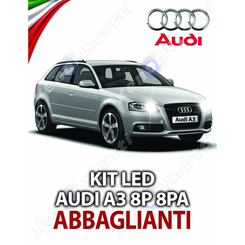 KIT LUCES DE CARRETERA FULL LED AUDI A3 8P 8PA ESPECÍFICO SPORTBACK