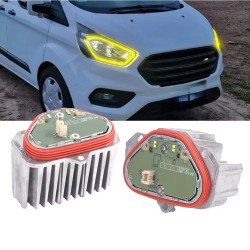 Dos módulos LED Ford FoMoCo H1BB-13D278-AC Giallo 3000k