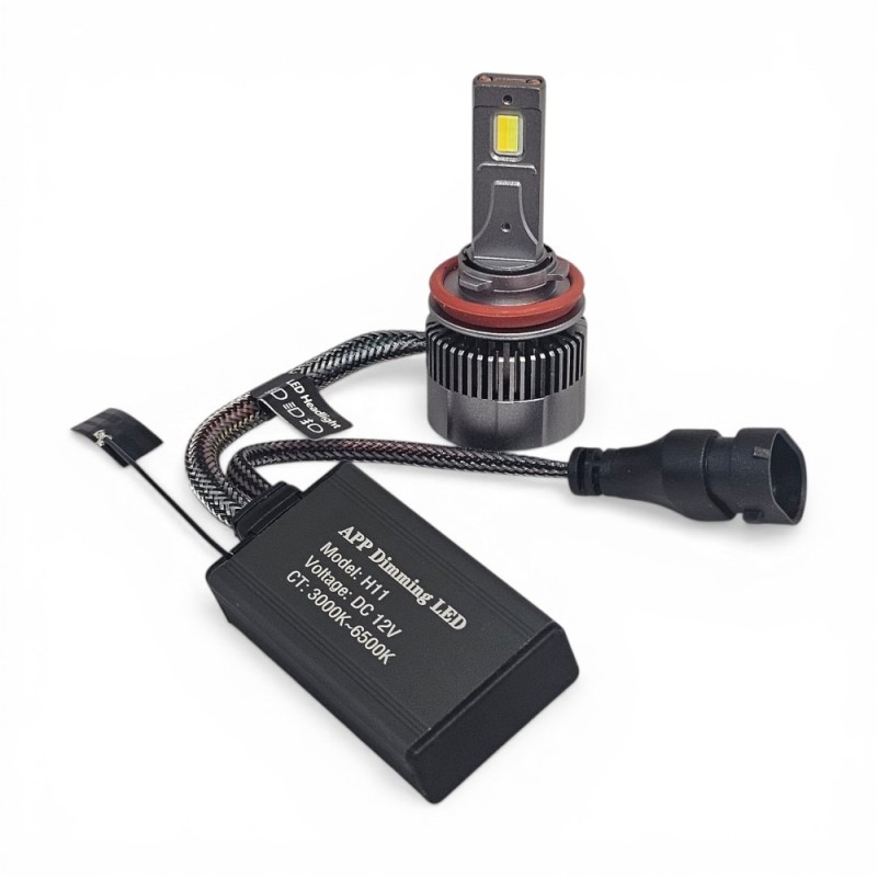 Kit de conexión LED H11 Camaleón 3000K 4300K 5000K 6000K y Estroboscópico Lenticular y Parabólico