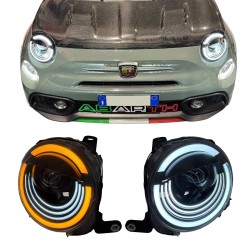 Fari FULL Led Fiat 500 e Abarth Luci di Posizione Drl e Anabbaglianti Abbaglianti Indicatore di Direzione 51787491
