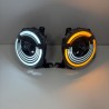 fanali completi Fari FULL Led Fiat 500 e Abarth Luci di Posizione Drl e Anabbaglianti Abbaglianti Indicatore di Direzione