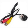 Mini cámara de visión trasera a color con cableado, gran angular de 18 mm para coche y autocaravana.