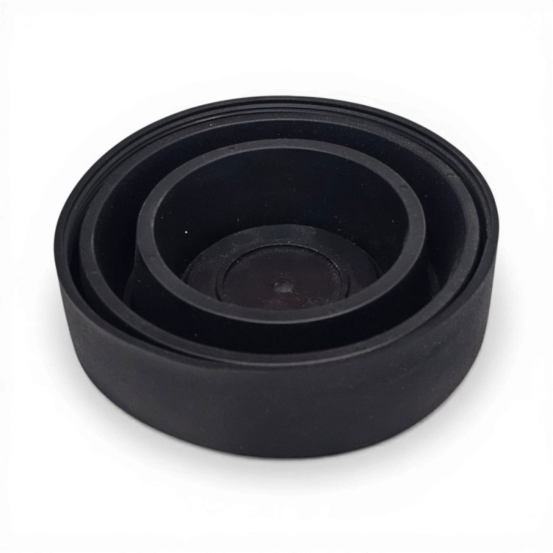 foto interna Tappo Maggiorato in Silicone Chiusura Faro 100 mm Gomma