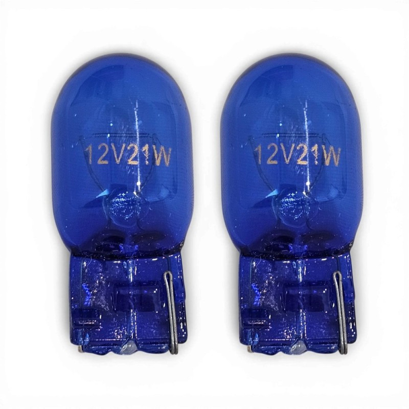T20 7440 Halogen Lamp Cup with Blue LED Effect