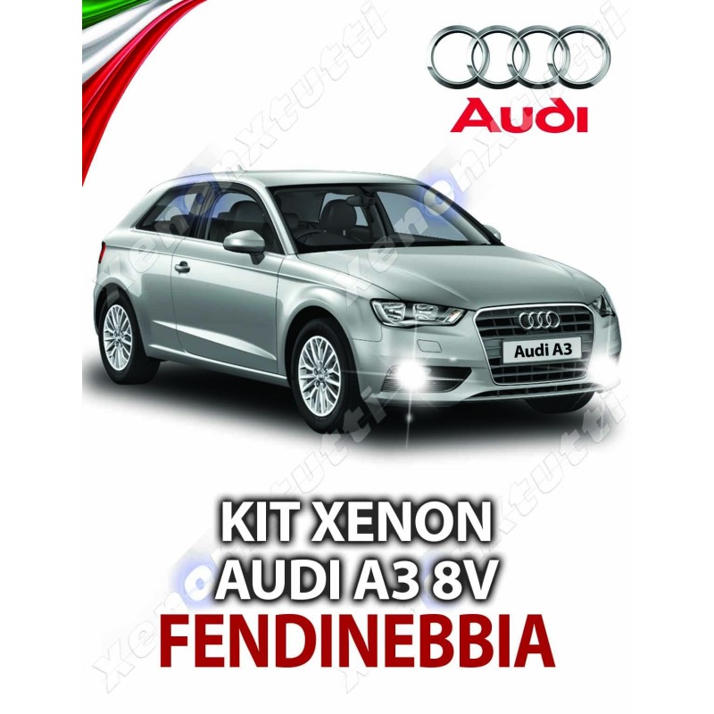 KIT FAROS ANTINIEBLA XENÓN ESPECÍFICOS AUDI A3 8V SPORTBACK