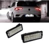 LED License Plate Light for VOLKSWAGEN T-Roc Restyling CANBUS Technology Kit 6000k White Light