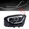 Fiber Optic Polycarbonate DRL Left Mercedes-Benz GLC X253 C253 Replacement Tube Light Guide