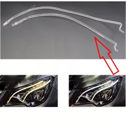 Fibra Ottica Policarbonato DRL Sinistro Mercedes-Benz Classe E C207 A207 Ricambio Tube Light Guide