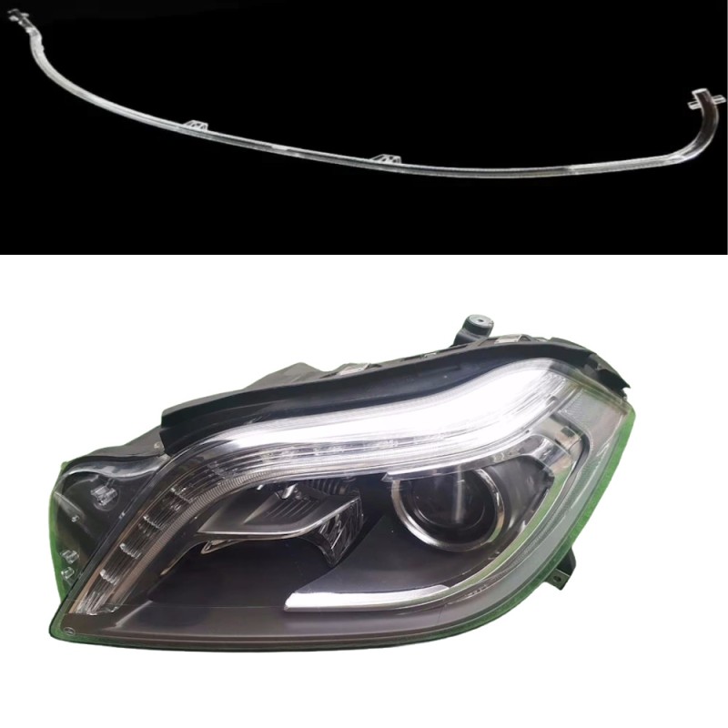 Fibra Ottica Policarbonato DRL Sinistro Mercedes-Benz Classe GL GLS X166 Ricambio Tube Light Guide