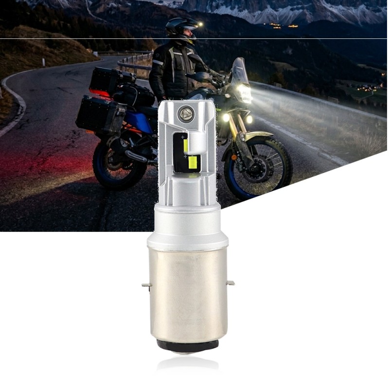 copy of Una lampada BA20D S2 LED CSP Scooter Ciclomotori Quad Tre Ruote