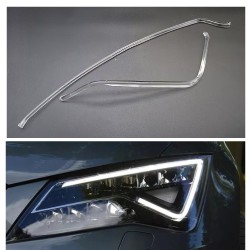 Fiber Optic Polycarbonate DRL Left Seat Leon 3 5F Replacement Tube Light Guide