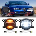 Alfa Romeo BRERA LED Fog Lights 6000k + DRL and Canbus Turn Signal
