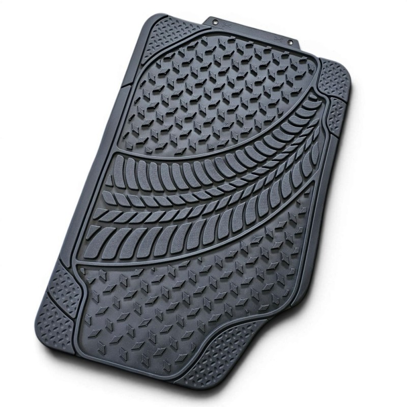 Juego delantero de 4 alfombrillas universales para coche Monza, antideslizantes de primera calidad, mezcla de PVC y NBR, recorta