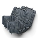 Set of 4 Universal Interlagos Car Mats, Premium Non-Slip PVC/NBR Blend, Cuttable