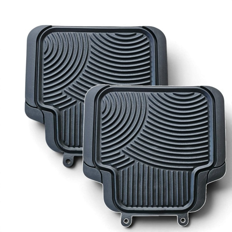porteriori Set 4 Tappetini Universali INTERLAGOS Per Auto Mescola PVC NBR Antiscivolo Premium Tagliabili