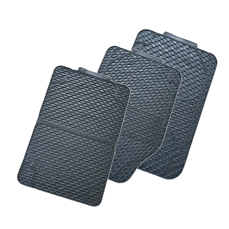 Set of 4 Universal INDIANAPOLIS Car Mats, Premium Non-Slip PVC/NBR Blend, Cuttable