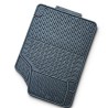 Juego de 4 alfombrillas universales IMOLA para coche, delanteras derechas, antideslizantes, de PVC y NBR, recortables.