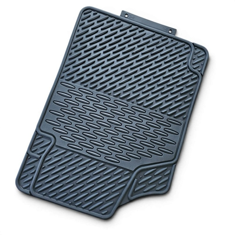Alfombrillas delanteras izquierdas universales IMOLA para coche, juego de 4, antideslizantes, de PVC y NBR, recortables.