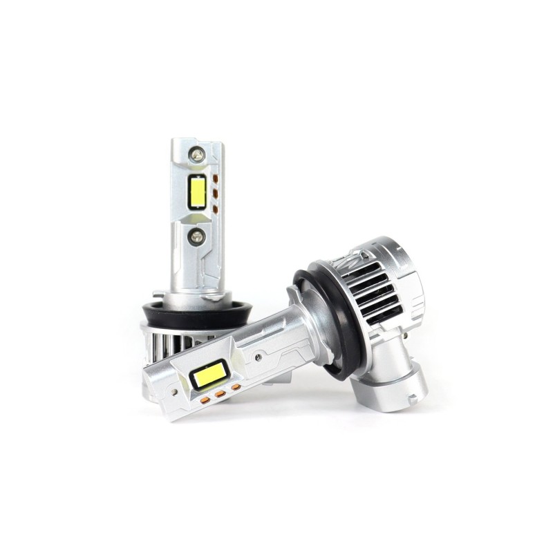 laterale Lampade Led H9 STRONG LIGHT 6000K 45W Reale Mini Super Luminoso Ultracompatto CanBus Plug & Play con Ventola