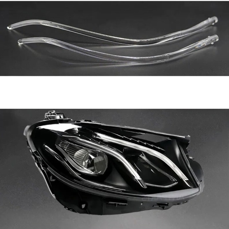 Fiber Optic Polycarbonate DRL Right Mercedes-Benz W213 Xenon Headlight Replacement