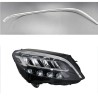 Fiber Optic Polycarbonate DRL Right Mercedes-Benz W205 New Replacement