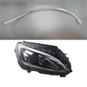 Fiber Optic Polycarbonate DRL Right Mercedes-Benz W205 Low Version Replacement