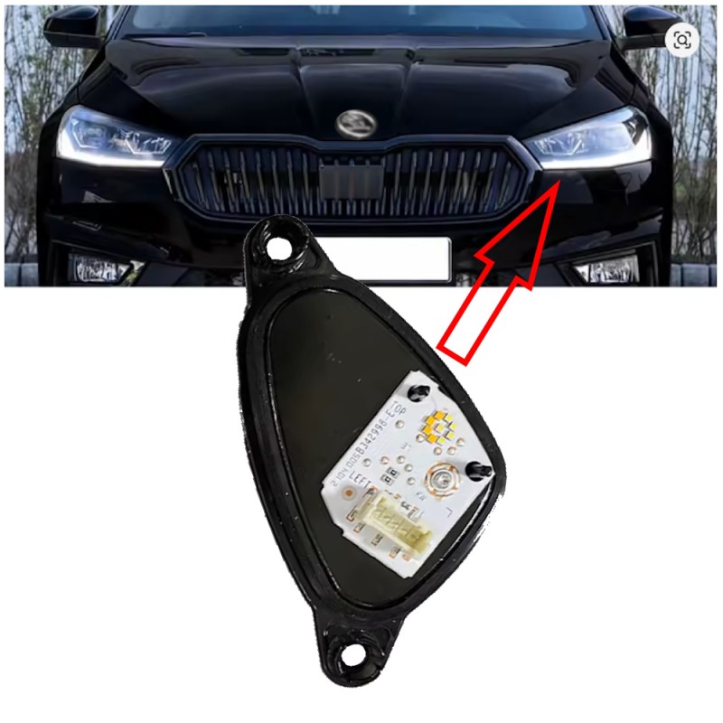 copy of LED Module B343003-E Skoda Fabia 4 Headlights DRL and Turn Signal Replacement Control Unit Right