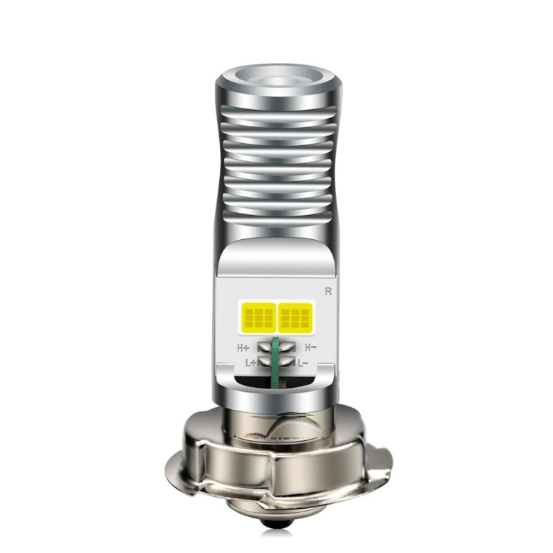 P26s 6000k 8W LED Bulb for Motorcycle Scooter Bright White