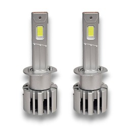 Lampade LED H1 VISION Kit 12v 6000K 35W Reale Mini Super Luminoso Ultracompatto CanBus Plug & Play con Ventola