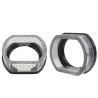 angolazione Cover Crystal 5D VELO O-SHAPE Bianco Arancio Per 2,5 Pollici Con Freccia Welcome Switchback shrouds Nera