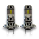 REVOLUTION H7 Short LED Bulbs with Fan 6000K Canbus Same Size as Original