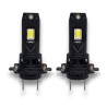 Lampade Led H7 25W BLACK EDITION VENTOLA 6000K Canbus Stessa Misura Originale