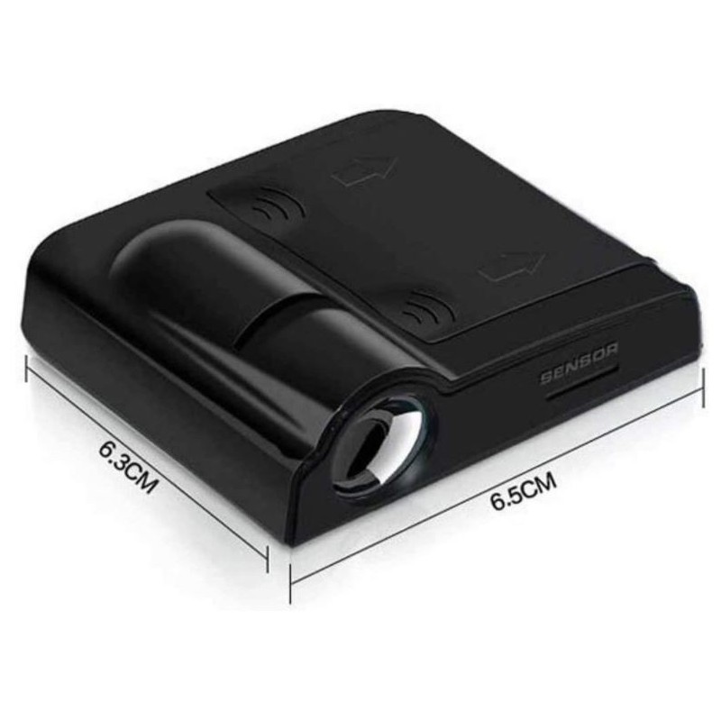 Mediciones LED debajo de la puerta con baterías Jeep