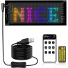 70 x 173 LED Display Panel Flexible Programmable Windshield Bluetooth Animation