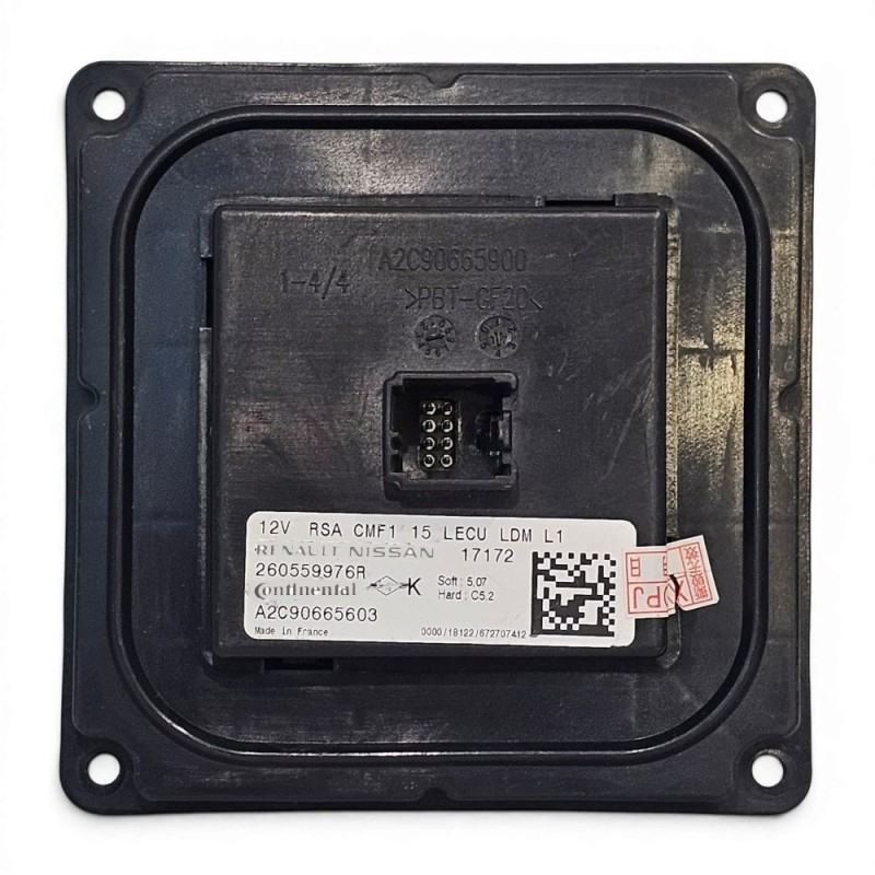RENAULT NISSAN Modulo di Controllo 260559976R A2C90665604 Zavorra Faro Luci Continental