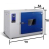 Forno Per Fanali Auto e Moro 2KW Acciaio Inossidabile 136L 79 x 56 x 70