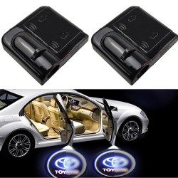 TOYOTA Yaris Cross door sill LED logo white lettering