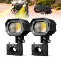Additional LED Headlights Bi-Led M50 Low Beam 3000k High Beam 6000k 60W Spotlight