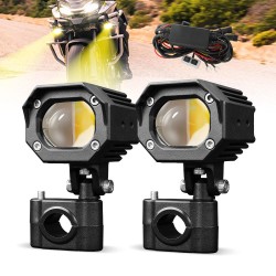 Faros LED adicionales Bi-Led M50 Luz de cruce 3000k Luz de carretera 6000k Foco de 60W
