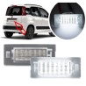 Lampade Led Targa  per FIAT Pandina tecnologia CANBUS Kit 6000k Luce Bianca