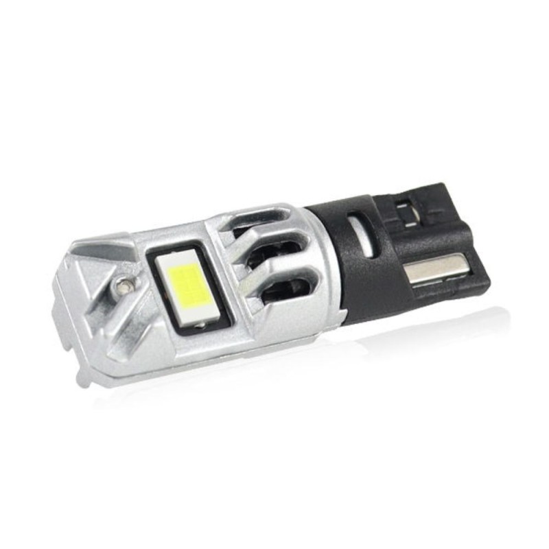 laterale Lampada Led T10 W5W Super Canbus Bianco 6000k 5,5W 600LM Posizione Retromarcia Interni