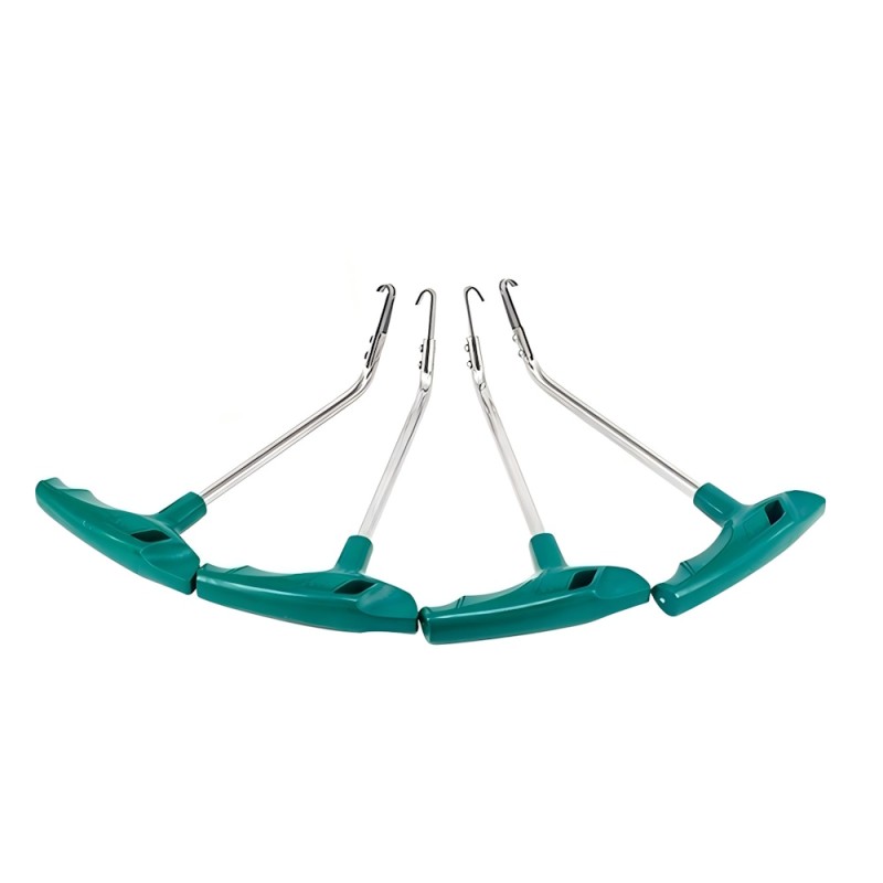 Kit Lame 4 Pezzi a Uncino Per Rimuovere Colla Butilica Silicone Fanali Auto Giraviti