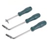 Kit de 3 puntas de cuchilla para eliminar pegamento de butilo de faros de coche y destornilladores.