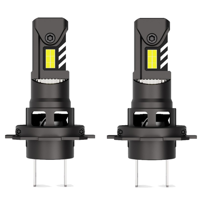 H7 FULMINE 38W LED Bulbs with FAN 6000K Canbus Same Size as Original