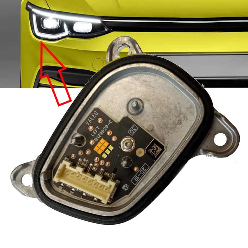 Led Headlight Module B129930-C 5H0998478C 90167235B Golf 8 Right Turn Signals Daytime Running Light