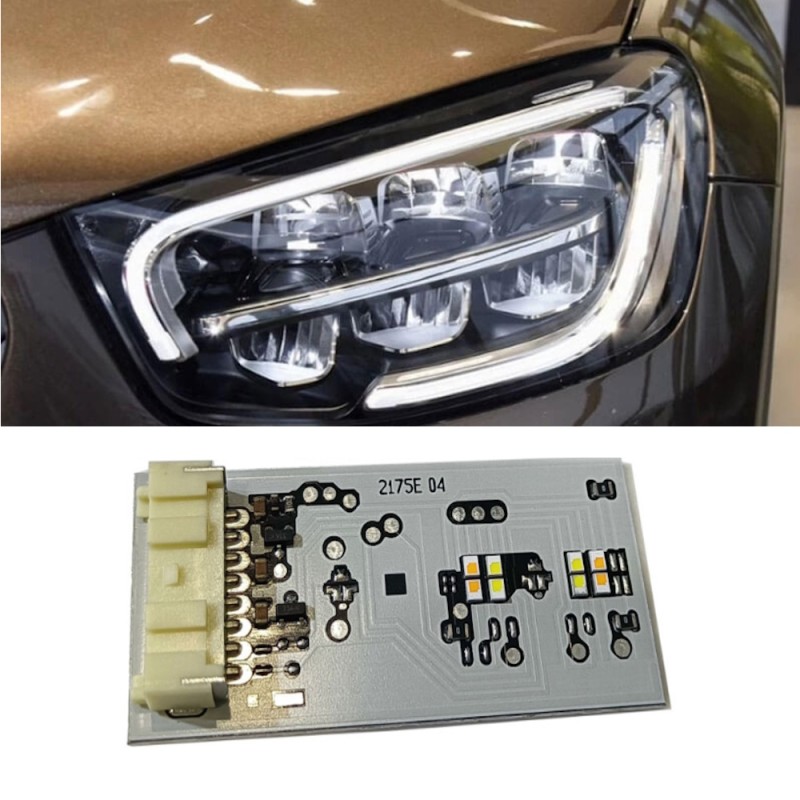Modulo LED 2175E04 Fari Mercedes Classe GLC X253 X254 LOW 1124.006.2410 RH Luce DRL e Indicatore di Direzione